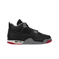 Air Jordan 4 Reimagined Unisex sportbačiai juodi ugniai raudoni cemento pilki FV5029-006 43