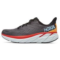 HOKA Clifton 8 Anthracite Castlerock Men Sneakers Grey 1119393-ACTL 46 gray