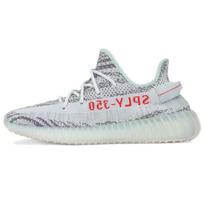 Adidas Originals Yeezy Boost 350 V2 Audinys Austas Klasikinis Žemas Viršus Gyvenimo Būdo Sportbačiai Unisex sportbačiai Ledo Mėlynos B37571-2021 36 gray