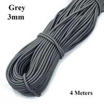 Aukštos kokybės tvirta elastinė virvė 4 spalvos Elastinė virvė Guminė juosta 4 metrų ilgio Siuvimui Drabužių Amatai Kėdės taisymo laidas black