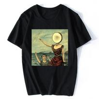 In The Aeroplane Over The Sea T-Shirt Neutral Milk Hotel Jeff Mangum In The Aeroplane Over The Sea Tshirt women Clothing S juoda