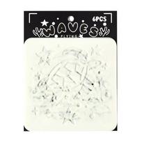 6Pcs Sea Creature Theme Templates 5x5Inch Kids Drawing Stencils for Card Making Wood Sign Cake Painting Wall Decoration