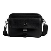 Coach Knox Camera 21 Removable Shoulder Strap Leather Crossbody Bag Small Men bags Black CCF47-BLK Gift Box Sets (Basic Set+Black Box)