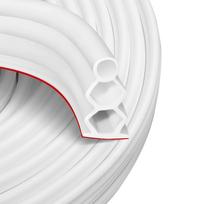 TPE Door Seal Strip 6M Self-Adhesive Door Frame Insulation Diamond-Shape Waterproof Sound Insulation Sealing Strip Door Frame balta