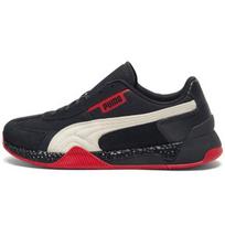 Scuderia Ferrari x Puma Speed Hybrid LS Black Rosso Corsa Men Sneakers Pastel-Parchment 306404-02 44