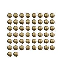 Senoviniai bronziniai metaliniai kalėdiniai varpeliai, skirti „pasidaryk pats“ dekoravimui 12mm 50pcs beige