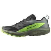 Salomon Sense Ride 5 Black Green Gecko Unisex Sneakers Laurel-Wreath L47311100 44 black