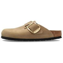 Birkenstock Boston Big Buckle Simple Comfortable Fashion Cork Sole Anti-Wear Closed-Toe Slippers Women slippers Brown 1030425 37