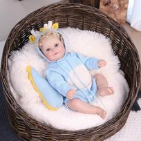 KEIUMI 20 Inch Reborn Baby Doll Soft Touch Silicone Vinyl can see veins Girls Newborn Baby Dolls Christmas Gift 20 inch white