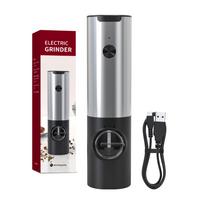 Electric Pepper Grinder: Automatic Sea Salt & Sichuan Powder Mill for Home Use