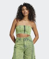 ADIDAS Adilenium 2 Washed Denim Tube Top - Lime / Jm9281 Lime/36