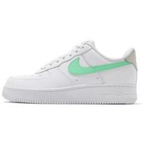 Nike Air Force 1 07 Balti Žali Švytintys Moteriški Bėgimo Bateliai Šviesiai Kauliniai 315115-164 38 white