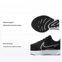 Nike React Infinity Run Flyknit 3 Juodi Balti Vyriški Sportbačiai DH5392-001 42 black