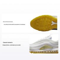 Nike Air Max 97 Frank Rudy Vyriški sportbačiai Balti Summit-White Lemon-Wash DQ8961-100 42.5 white