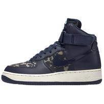 Nike  Air Force 1 Hi Liberty QS Camo Women Sneakers Blue Cargo-Khaki Obsidian 706653-300 40 black