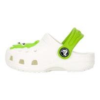 Crocs Comfortable Versatile Childrens Sandals Kids Sandals White Green 208653-90H 19-20