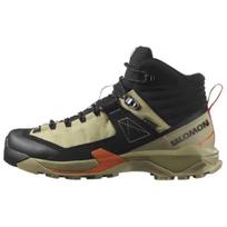 Salomon Gore-Tex Patogūs Neslystantys Vidutinio Aukščio Žygio Batai Vyrams Žygio Batai Juodi Žali L47686600 40 black