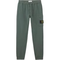 Stone Island Ss25 Left Leg Invisible Pocket Badge Logo Drawstring Cuffed Knit Sweatpants Men pants Dark-Green K1S156200011S0051-V0053 L