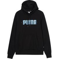 Puma Cybergraphic Fashion Brand Logo Fleece Pullover Knit Sports Hoodie Men hoodies Black 848240-01 L