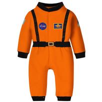 Mažylio astronauto kostiumas Kūdikių berniukų kosminis kombinezonas Kūdikio Helovino Gimtadienio Šventės Cosplay Karnavalinio Kostiumo Kombinezonas 6-12 Months orange