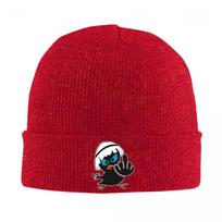 New Calimero Hat Autumn Winter Skullies Beanies Baggy Caps Unisex Women Bonnet red