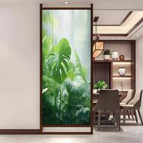 Privatumo lango plėvelė Lapai Dekoratyvinė statinė lipni lango plėvelė Stiklinis lango lipdukas namų dekoravimui 25 (as the picture,40x100cm WxH)