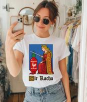 Sir Racha T- Shirt Funny Knight Meme Sriracha Medieval Graphic Tee 4XL brown