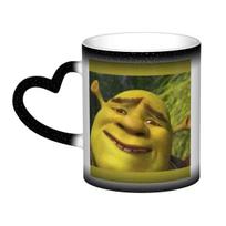 Shrek And Donkey Best Friends Mug Funny Ceramic Coffee Cups Tea Mugs Milk Cup Drinkware Gifts for Friends One Size black