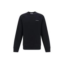 Stone Island Solid Logo Print Crew Neck Fitted Long Sleeve Sweatshirt Men sweatshirt Black 801560755-V0029 M