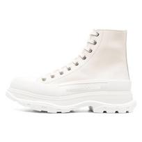 Alexander McQueen Lace Up Chunky Boots 705661WHZ627701 41 white