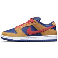 Nike Dunk Low SB Reverse Papa Bear Unisex Sneakers Tan Wheat Light-Fusion-Red BQ6817-700 37.5 blue