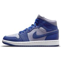 Air Jordan 1 Mid SE Iron Purple Deep Royal Women Sneakers Deep-Royal-Blue White DH7821-500 44 blue