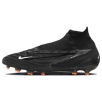 Nike Phantom GX Elite Gripknit DF FG Shadow Pack Vyriški sportbačiai Juodi Tamsiai dūminiai pilki Visiškai oranžiniai DC9969-010 40.5 black