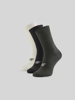 4F Ilgos kojinės (3-pack) vyrams - multispalvos 43-46