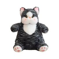New Product Popo Cat Doll Plush Toy Cartoon Fat Cat Large Doll Doll Crazy Doll Machine Doll 40cm gray