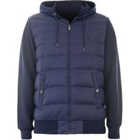 Polo Ralph Lauren Small Pony Logo Embroidered Hooded Knit Spliced Long Sleeve Down Jacket Men outerwear 710760731-001 S