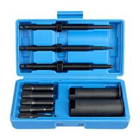 Professional 12pcs Motorcycle Bearing Puller Extractor Kit for Inner Bearing 9-23mm Essential for Wheel Generator Repair 1 black