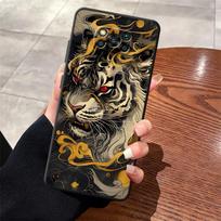 Case for Xiaomi Poco F8 X3 X4 X5 X7 Pro C75 C50 C61 M3 M4 M7 Pro C71 F3 F1 M5 Funda Phone Cover Cool Tiger Lion Poco X5 black