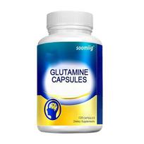 Glutamine Supplements Vitamin A C D E B1 B2 B3 B5 B6 Calcium Magnesium 120 Capsules 120 Capsules