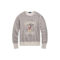 Polo Ralph Lauren SS23 Lunar New Year Collection Cartoon Print Crewneck Sweatshirt Men sweatshirt Gray MNPOKNI16822604-020 M gray