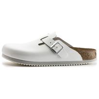 Birkenstock Boston Super Grip Leather Narrow Fit 'White' 0060136 38