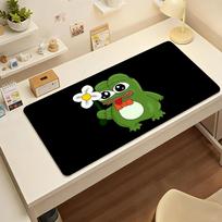Cartoon Sad PPepe Frog MousePad Nonslip Locking Edge PC Laptop Accessories Rubber Office Keyboard Large Game XXL DeskMat SBD400x800x2mm