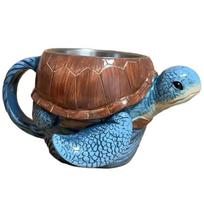 Sea Turtle 3D Coffee Cup Ocean Animal Design Stainless Steel Liner Unique Decorative Present For Marine Life Lovers