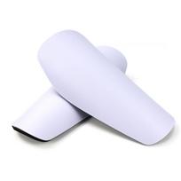 1Pair Child Soccer Shin Guards Football Leg Board Youth Adults Football Shin Sleeves EVA Cushioned Shin Pads Protectors S white