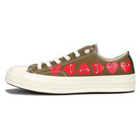 Converse Comme des Garcons Play x Converse Chuck 70 Low Top 'Multi Heart' 162976C 35 brown