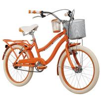 Huffy Deluxe 20  miesto dviratis vaikiškas dviratis + priekinė pintinė ir galinis bagažinė - Oranžinis
