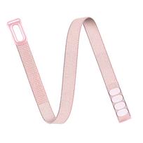 Fitbit Air Armband Google Sport Fitness Tracker Nylon Woven Breathable Watch Band Adjustable Soft  Wrist Strap For Running Long 500mm rožinė