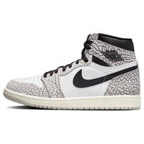 Air Jordan 1 Retro High OG balti cementiniai unisex sportbačiai pilki techniniai pilki muslin DZ5485-052 44.5 black