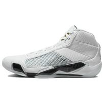 Air Jordan 38 FIBA Vyriški sportbačiai Balti Metaliniai-Auksiniai Gryni-Platininiai FN7481-100 41