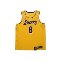 Nike NBA Los Angeles Lakers Icon Edition Kobe Bryant Swingman marškinėliai Geltoni/Violetiniai/Balti Vyriški Streetwear AV1229-728 S yellow